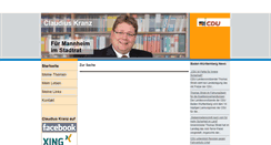 Desktop Screenshot of claudius-kranz.de